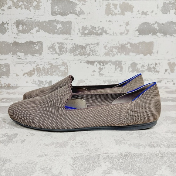 NEW Rothy's The Loafer Mocha Knit Round Toe Slip On Loafers X48